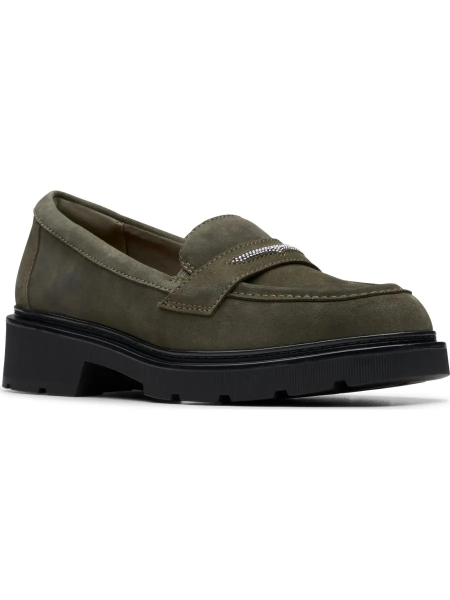 Лоферы женские Clarks Lauryl Step, замша