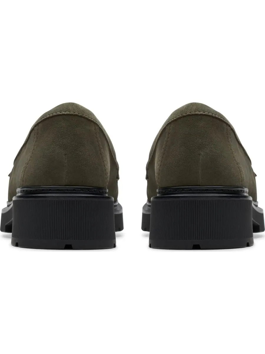Лоферы женские Clarks Lauryl Step, замша — изображение 3 из 10, темный оливковый