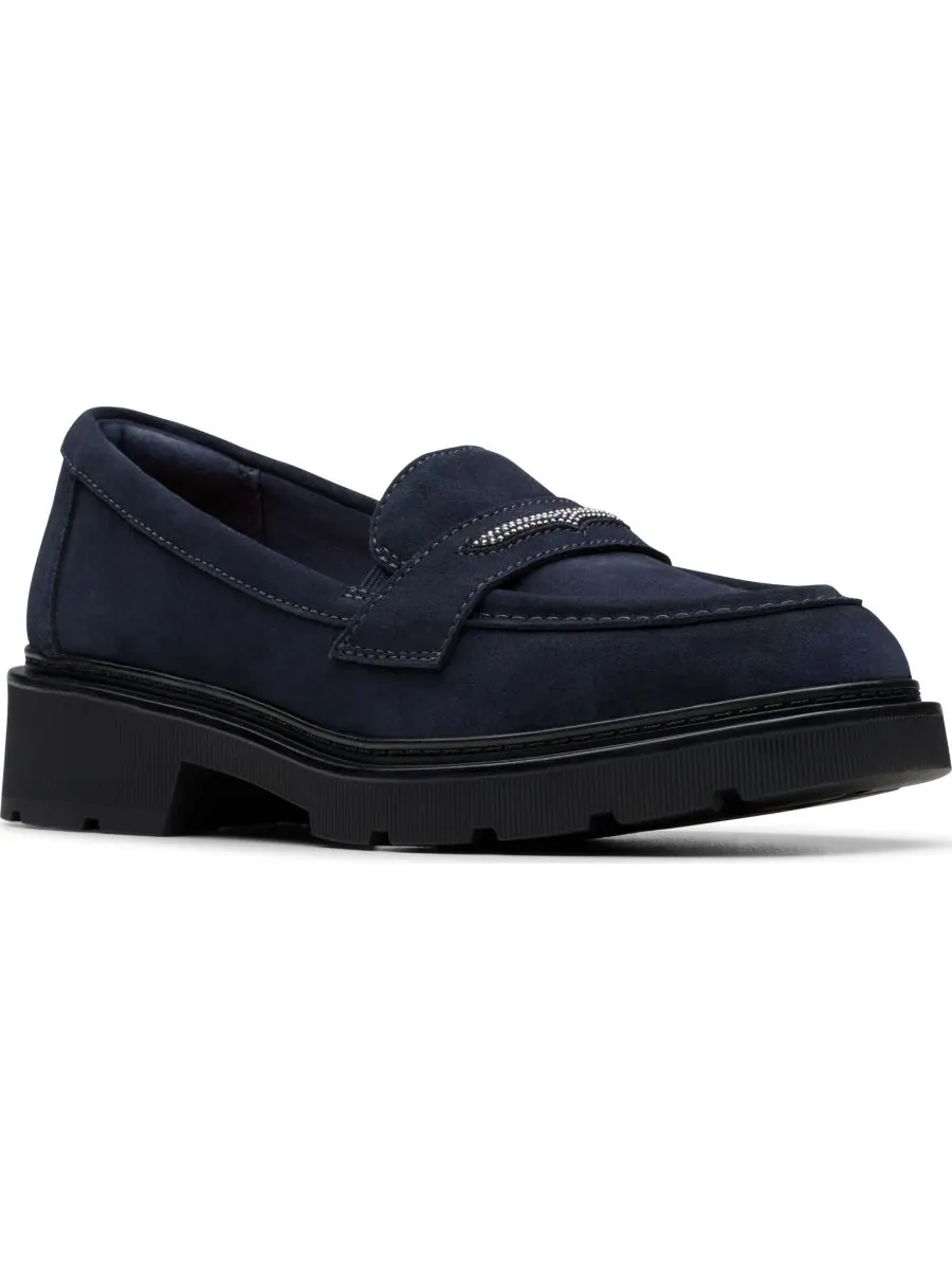Лоферы женские Clarks Lauryl Step, замша