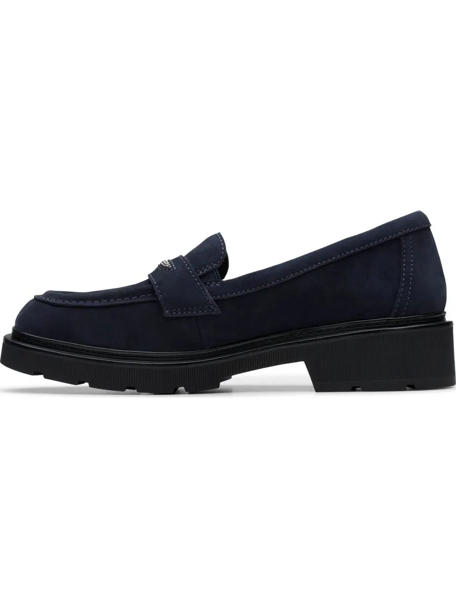 Лоферы женские Clarks Lauryl Step, замша — изображение 5 из 5, темно-синий