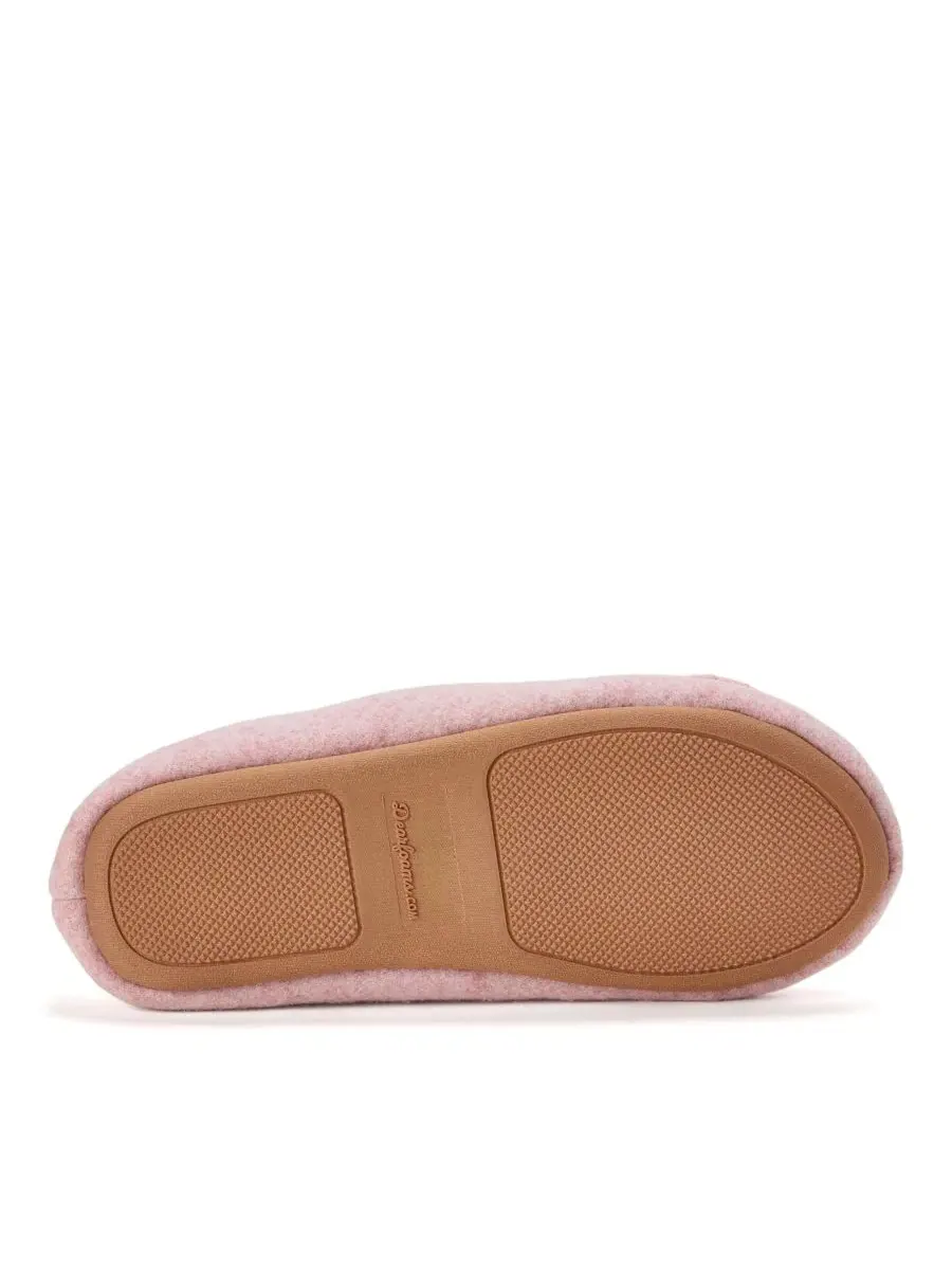 Женские тапочки-клоги Josie Knit Clog Slipper с бантом Dearfoams — изображение 5 из 9, мавент