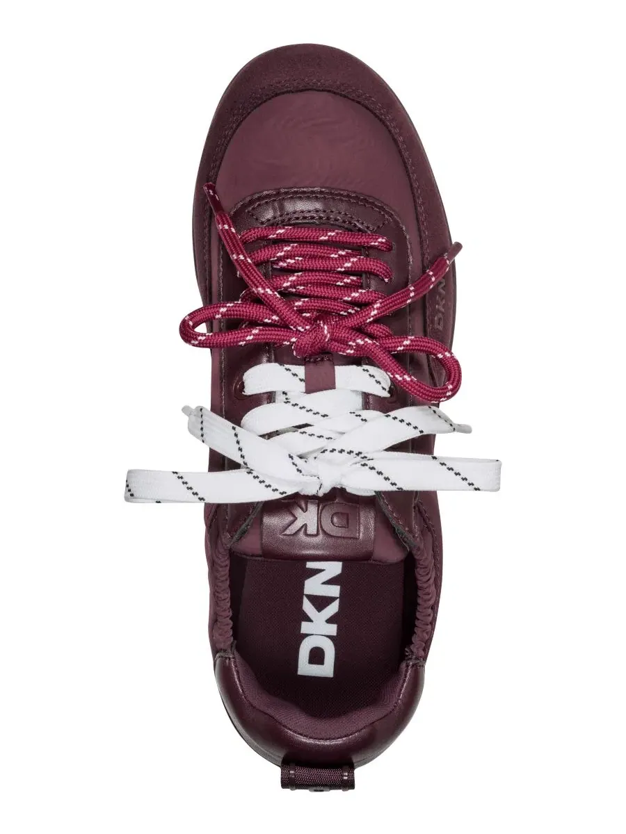 Кроссовки женские DKNY Arianna на шнуровке — изображение 4 из 5, красный