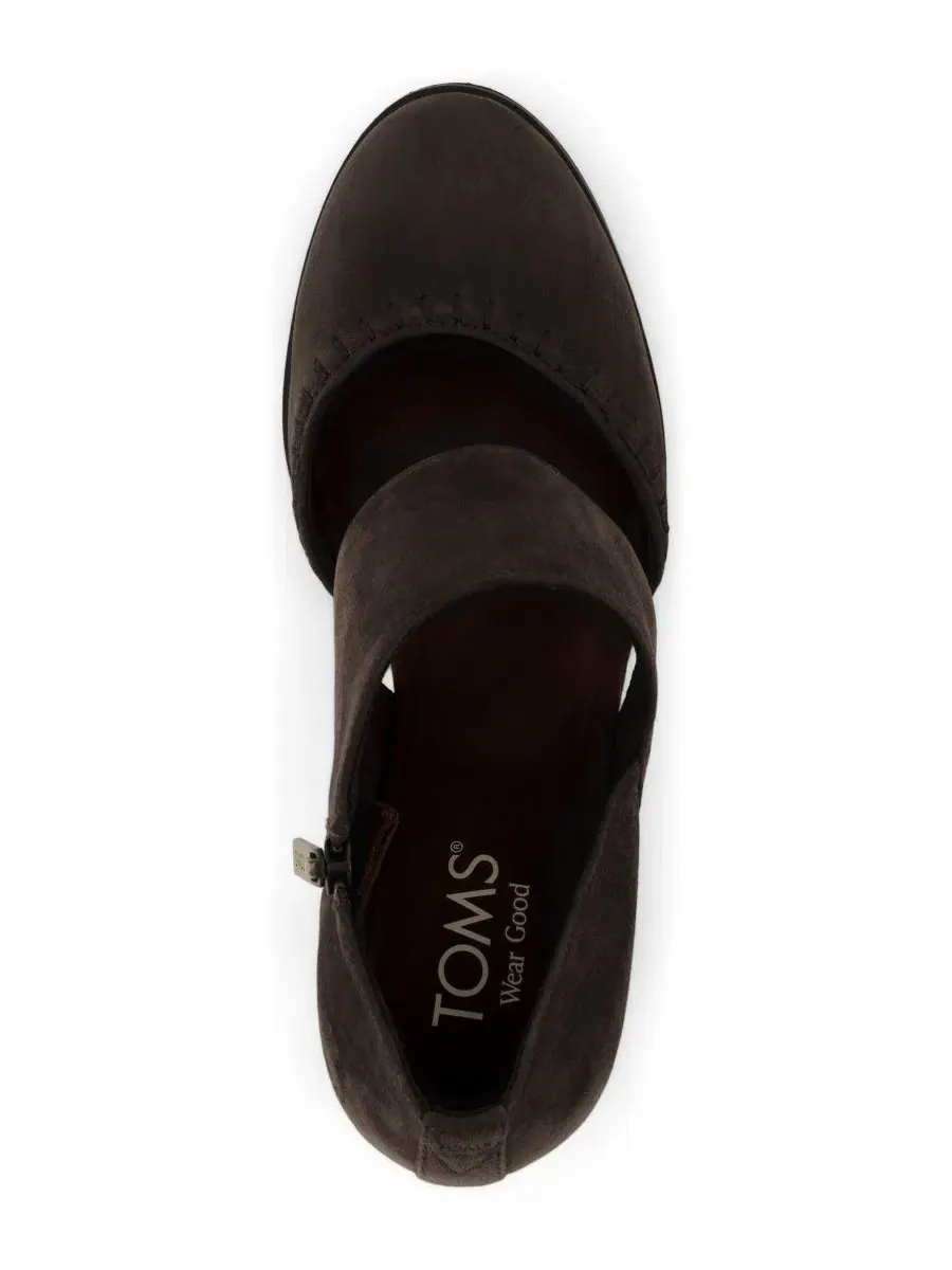 Туфли-лодочки Milan Nova на каблуке, бренд TOMS — изображение 4 из 7, коричневый