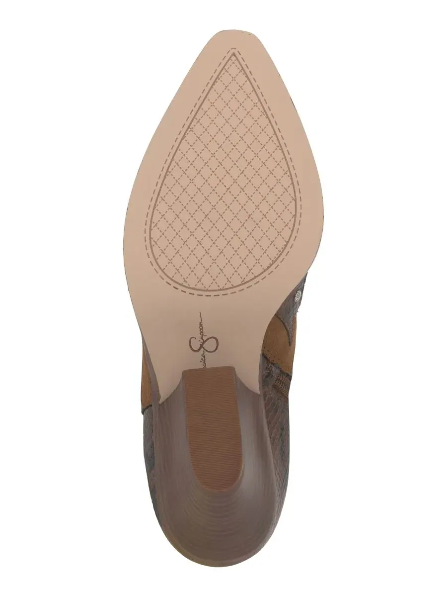 Женские ковбойские сапоги Piarin Tall Fringe Western Jessica Simpson, Light Hickory Suede — изображение 5 из 5