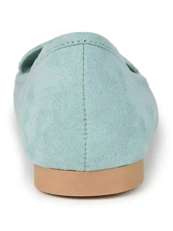 Женские лоферы Tullie с квадратным носком Journee Collection — изображение 3 из 11, зеленый