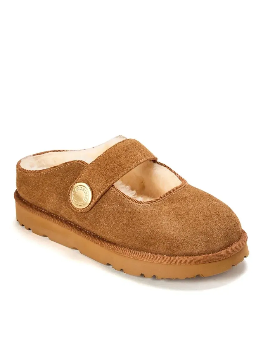 Женские тапочки-мэри джейн Fireside by Coin из замши
