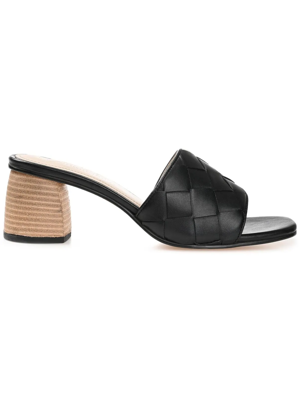 Женские плетеные сандалии Kellee Journee Signature — изображение 2 из 8, черный