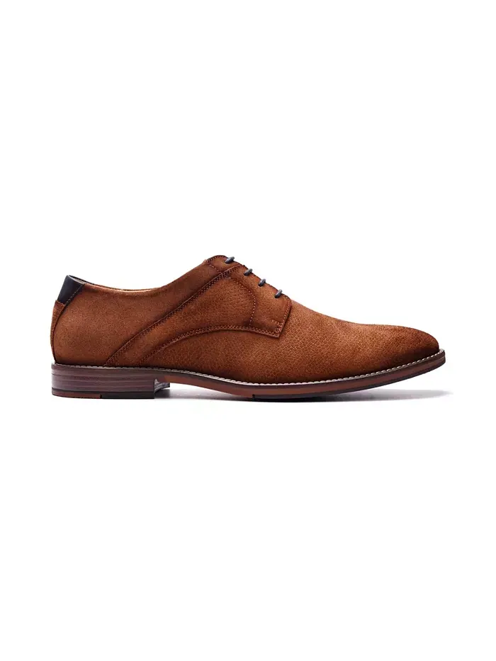 Мужские туфли Derby London на шнурках Carlos by Carlos Santana — изображение 3 из 6, бежевый