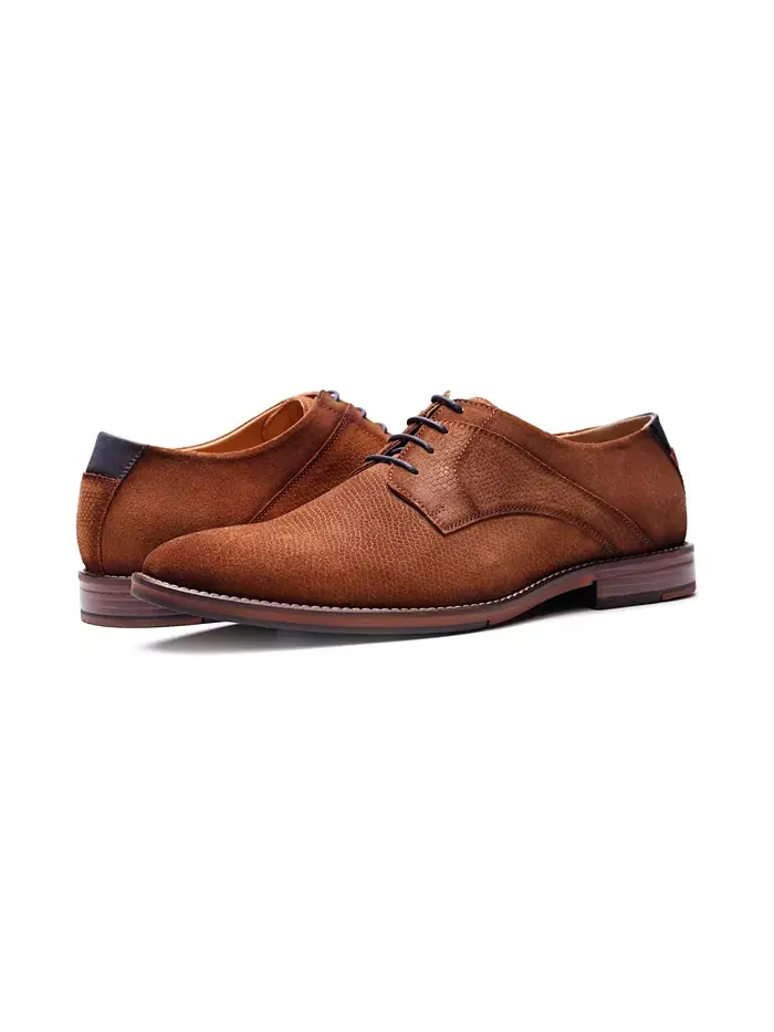 Мужские туфли Derby London на шнурках Carlos by Carlos Santana — изображение 6 из 6, бежевый