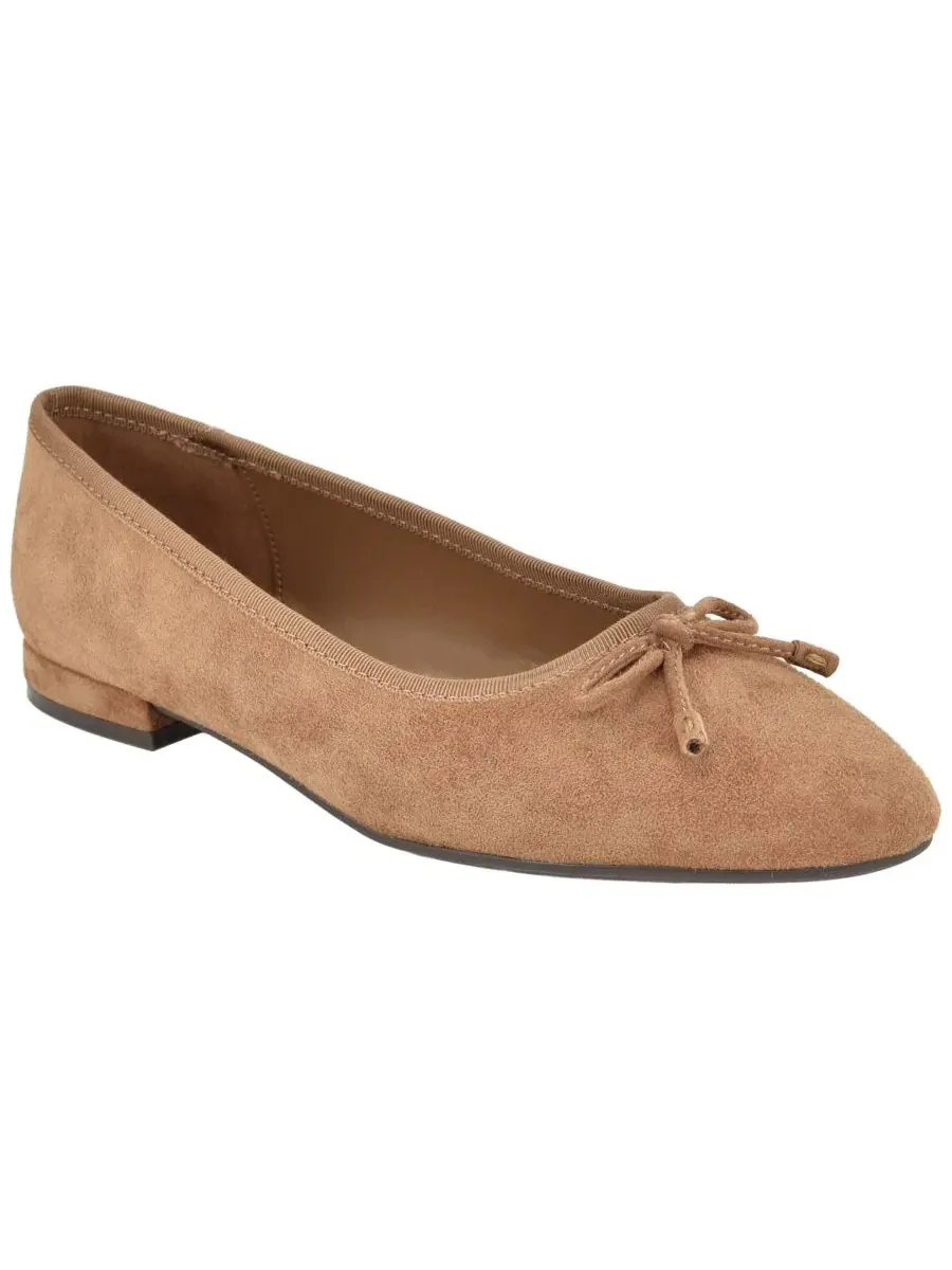 Балетки на низком каблуке Cyrie Suede Calvin Klein