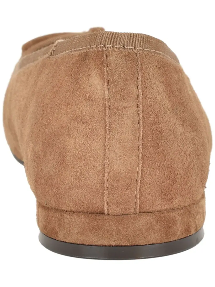 Балетки на низком каблуке Cyrie Suede Calvin Klein — изображение 3 из 5, натуральный