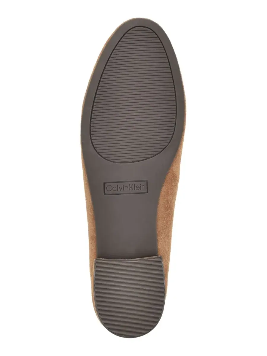 Балетки на низком каблуке Cyrie Suede Calvin Klein — изображение 5 из 5, натуральный