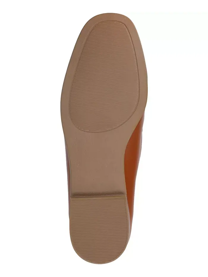 Женские лоферы Lacie Slide Op с зауженным носком Journee Collection — изображение 5 из 6, коричневый