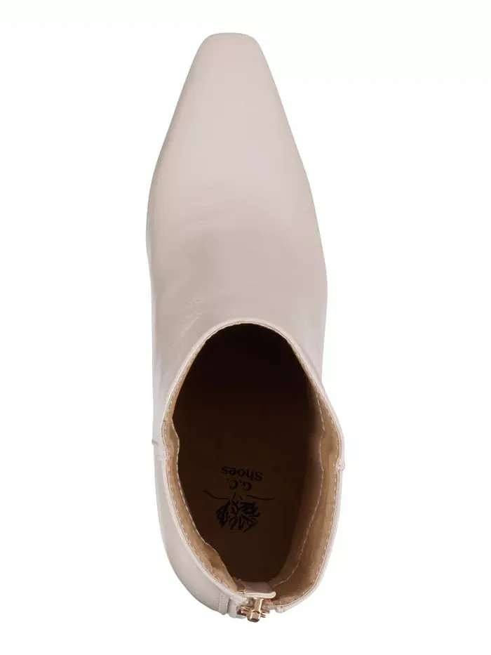 Женские ботильоны Marcel с острым носом Gc Shoes — изображение 4 из 4, бежевый/бежевый