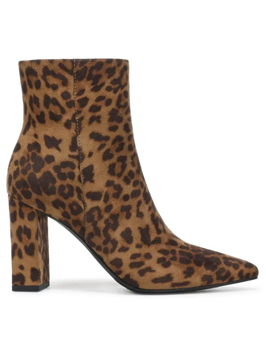 Ботинки-челси на каблуке Wild Pair Ceydaa, Aria Leopard — изображение 2 из 5