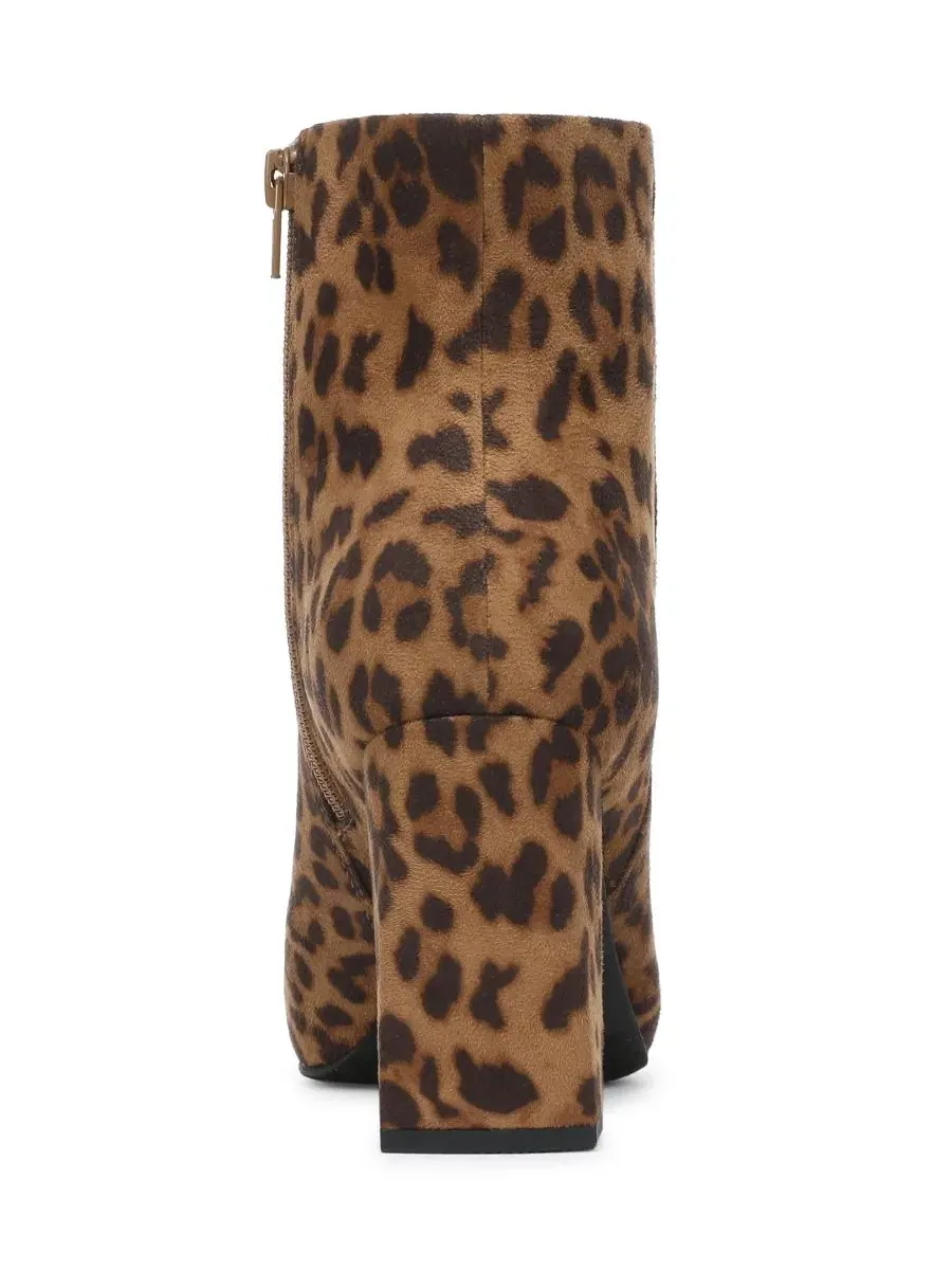 Ботинки-челси на каблуке Wild Pair Ceydaa, Aria Leopard — изображение 3 из 5