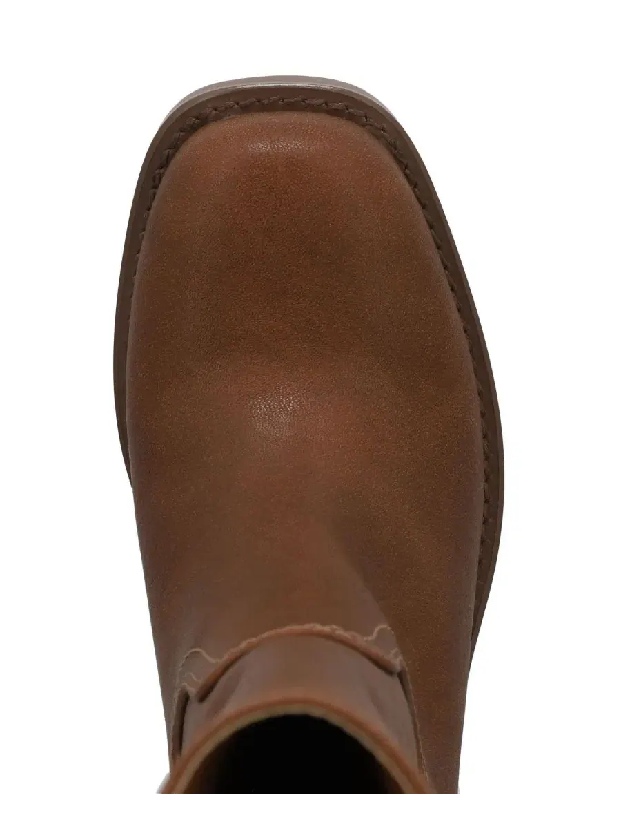 Ботинки Miley Western Mid Calf MIA — изображение 4 из 5, бежевый