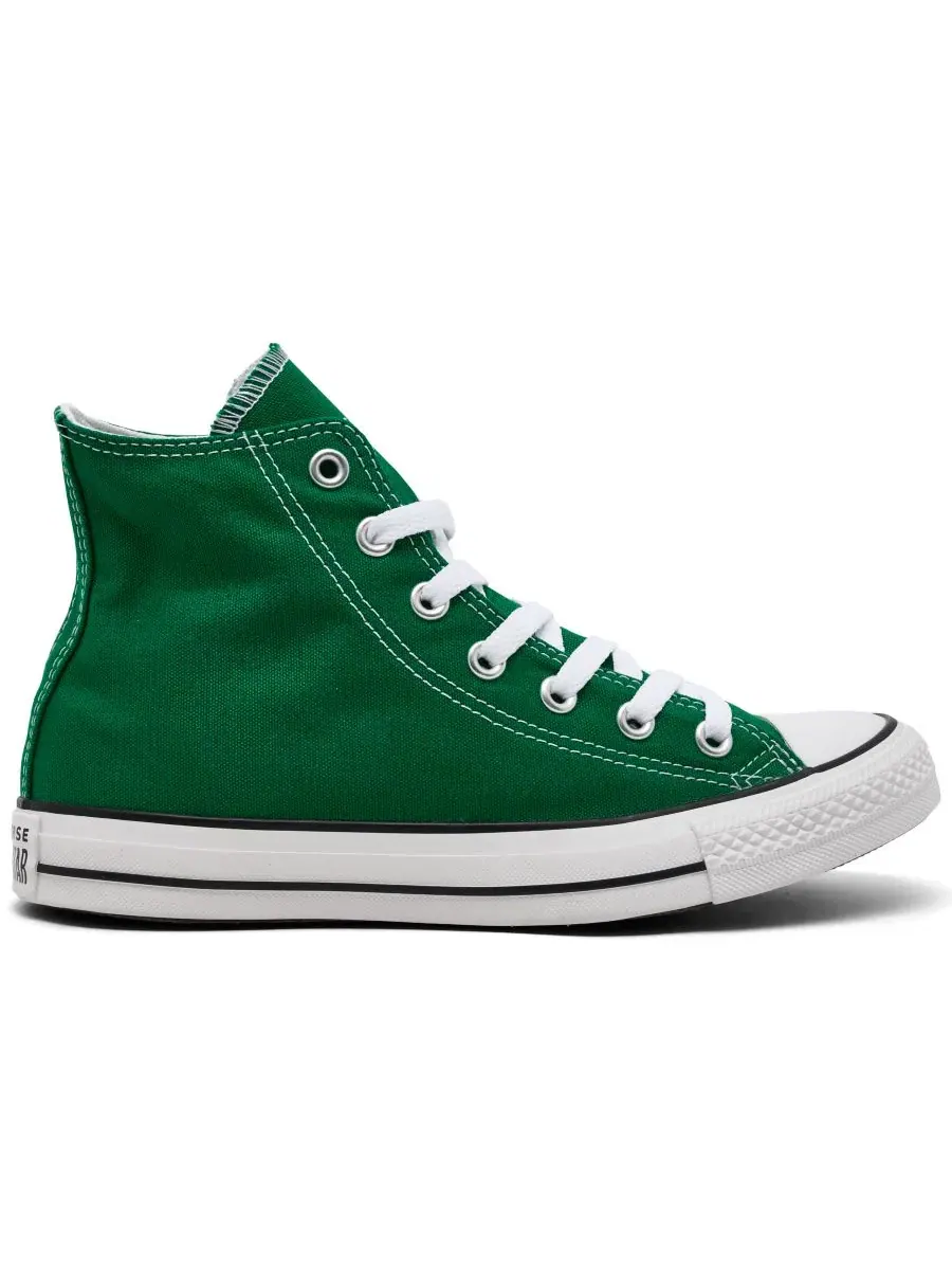 Кеды высокие женские Converse Chuck Taylor High Top — изображение 2 из 6, зеленый/белый
