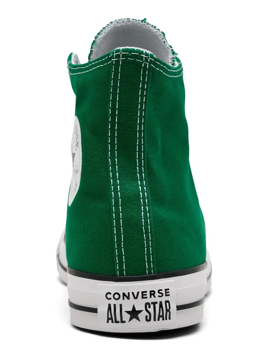 Кеды высокие женские Converse Chuck Taylor High Top — изображение 4 из 6, зеленый/белый