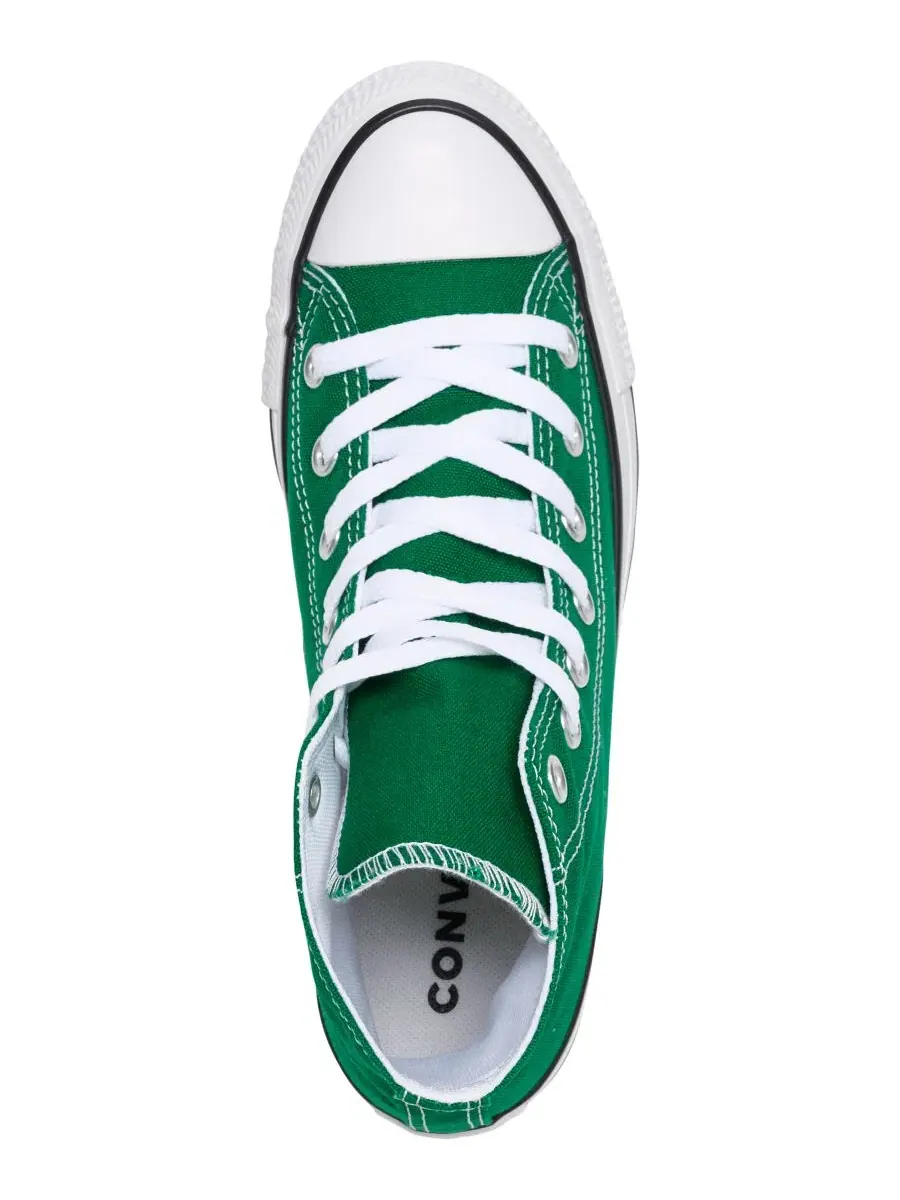 Кеды высокие женские Converse Chuck Taylor High Top — изображение 5 из 6, зеленый/белый