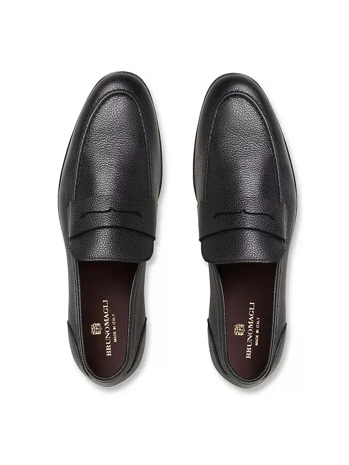 Мужские мокасины Lastra Slip On Bruno Magli — изображение 4 из 6, черный