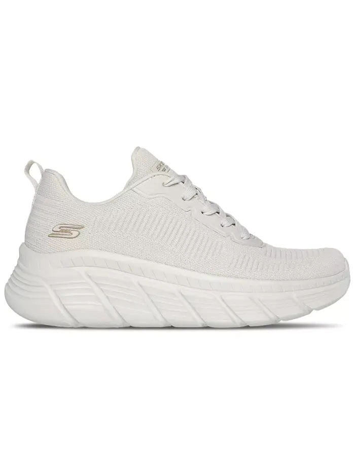 Женские повседневные кеды BOBS Sport B Flex Hi с клиновидной подошвой от Finish Line Skechers — изображение 2 из 6, белый