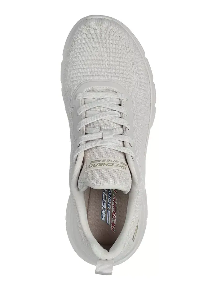 Женские повседневные кеды BOBS Sport B Flex Hi с клиновидной подошвой от Finish Line Skechers — изображение 4 из 6, белый