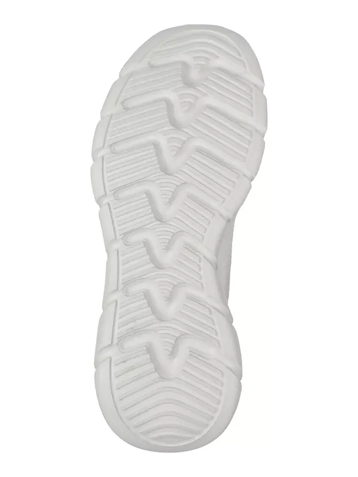 Женские повседневные кеды BOBS Sport B Flex Hi с клиновидной подошвой от Finish Line Skechers — изображение 5 из 6, белый