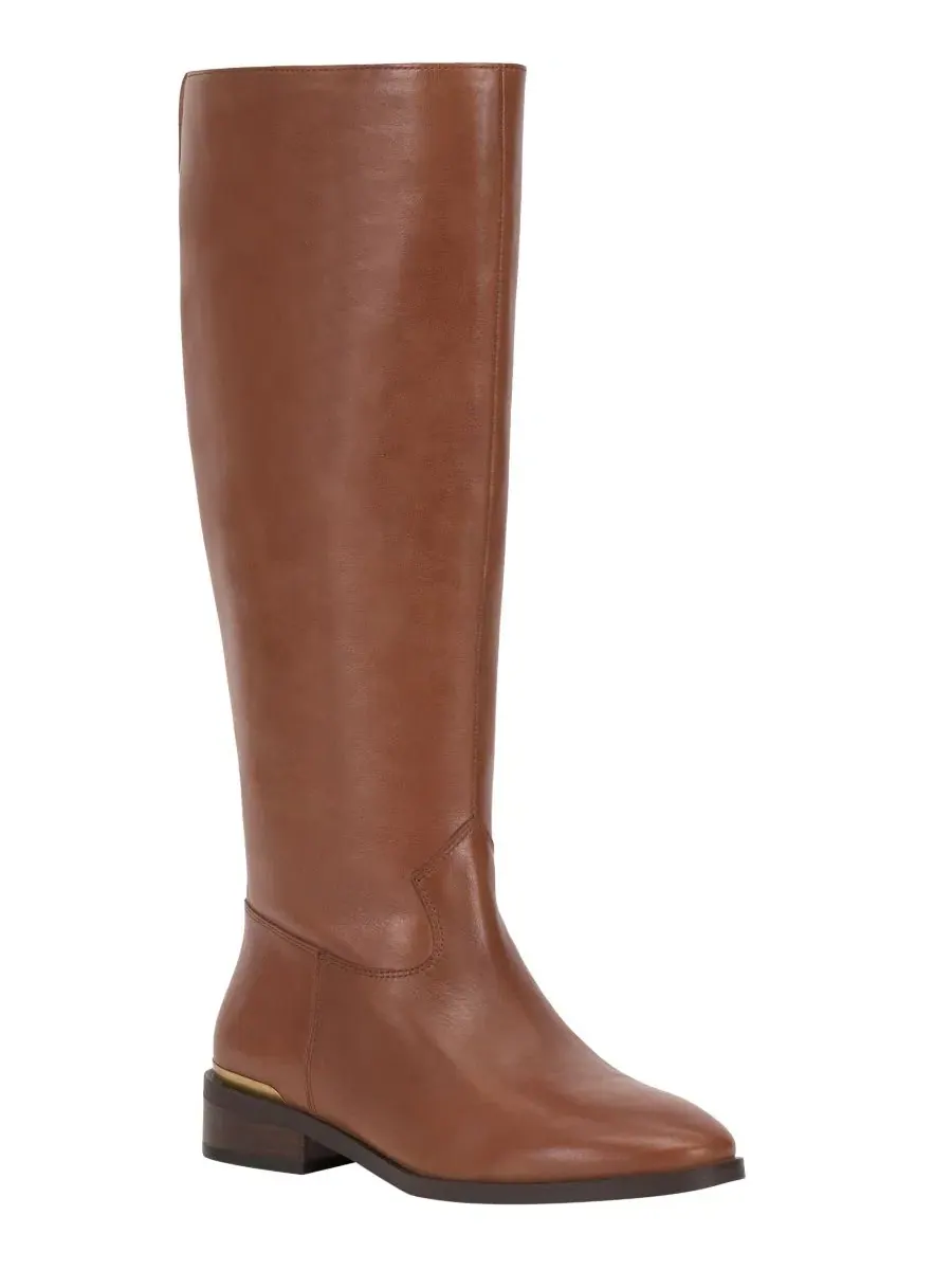 Женские сапоги для верховой езды Bercla Wide Calf Vince Camuto, Brandy Leather