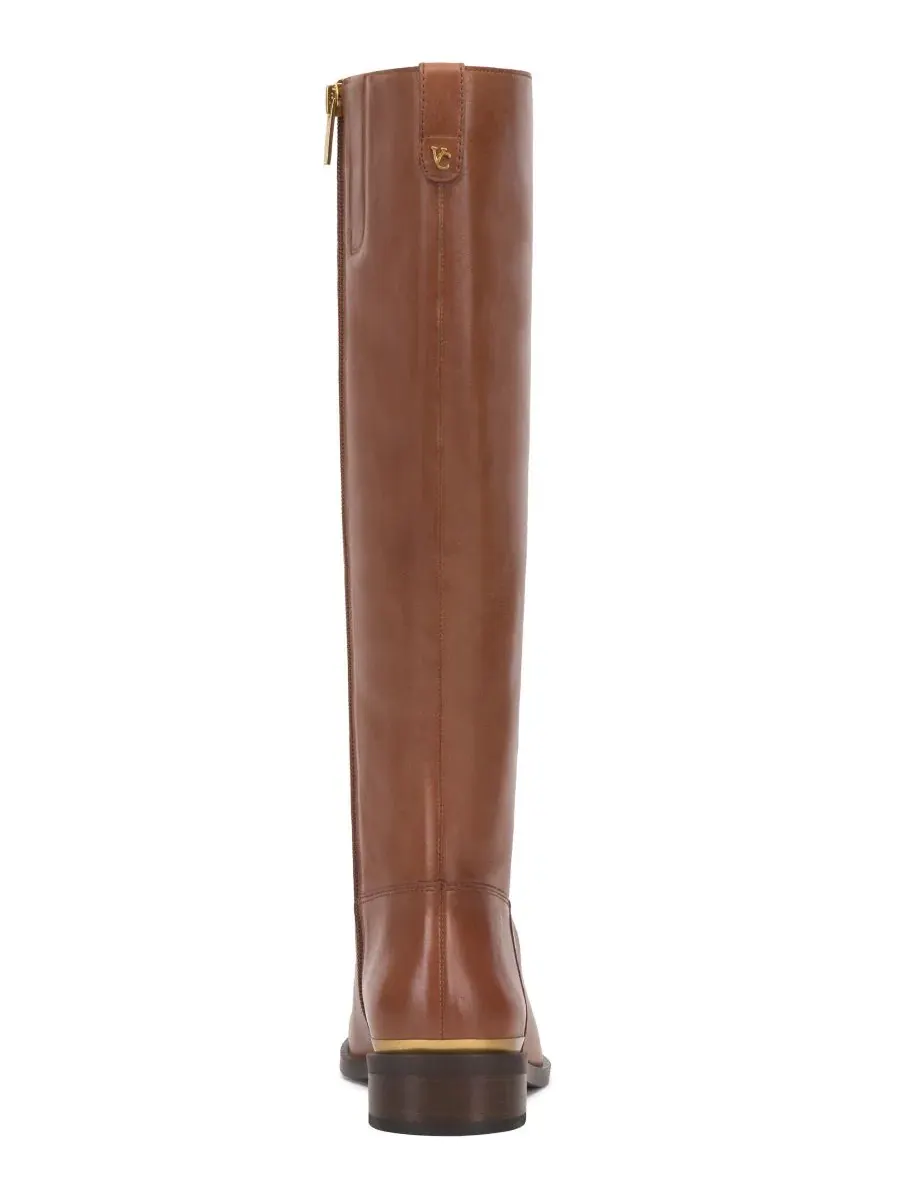Женские сапоги для верховой езды Bercla Wide Calf Vince Camuto, Brandy Leather — изображение 3 из 5