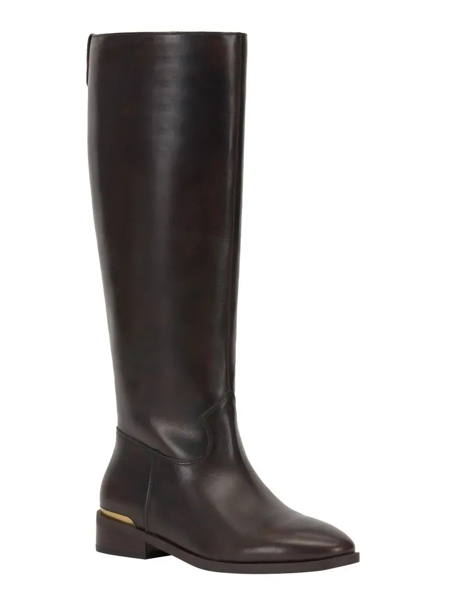 Ботинки-челси с круглым носком, на плоском каблуке, Bercla Wide Calf Vince Camuto, Aged Bourbon — изображение 1 из 5