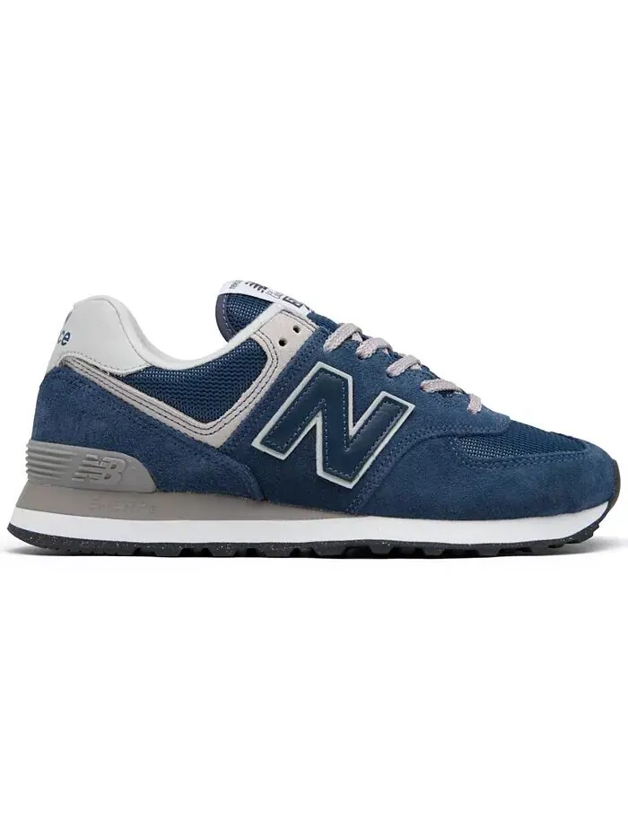 Мужские повседневные кроссовки 574 от Finish Line New Balance — изображение 2 из 10, синий белый
