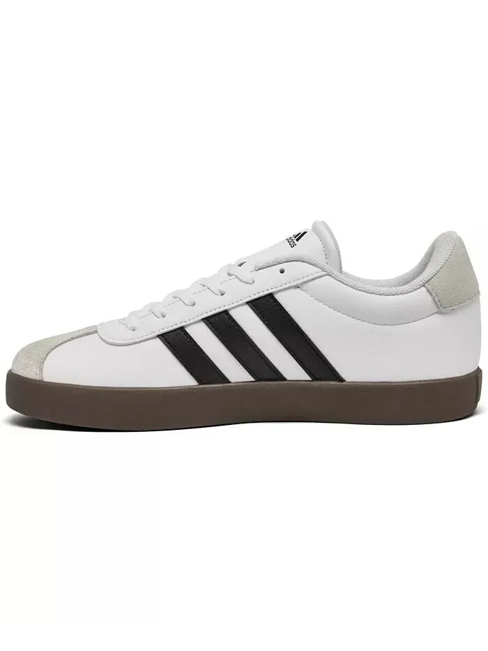 Повседневные кроссовки Big Kids VL Court 3.0 от Finish Line Adidas — изображение 3 из 6, белый/черный/серый