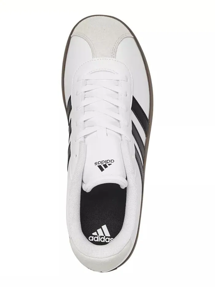 Повседневные кроссовки Big Kids VL Court 3.0 от Finish Line Adidas — изображение 5 из 6, белый/черный/серый