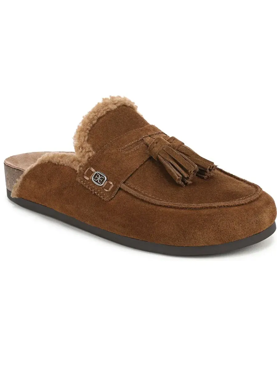 Балетки с закрытым носком и плоской подошвой Astrid Cozy Sam Edelman, Warm Nutmeg Suede