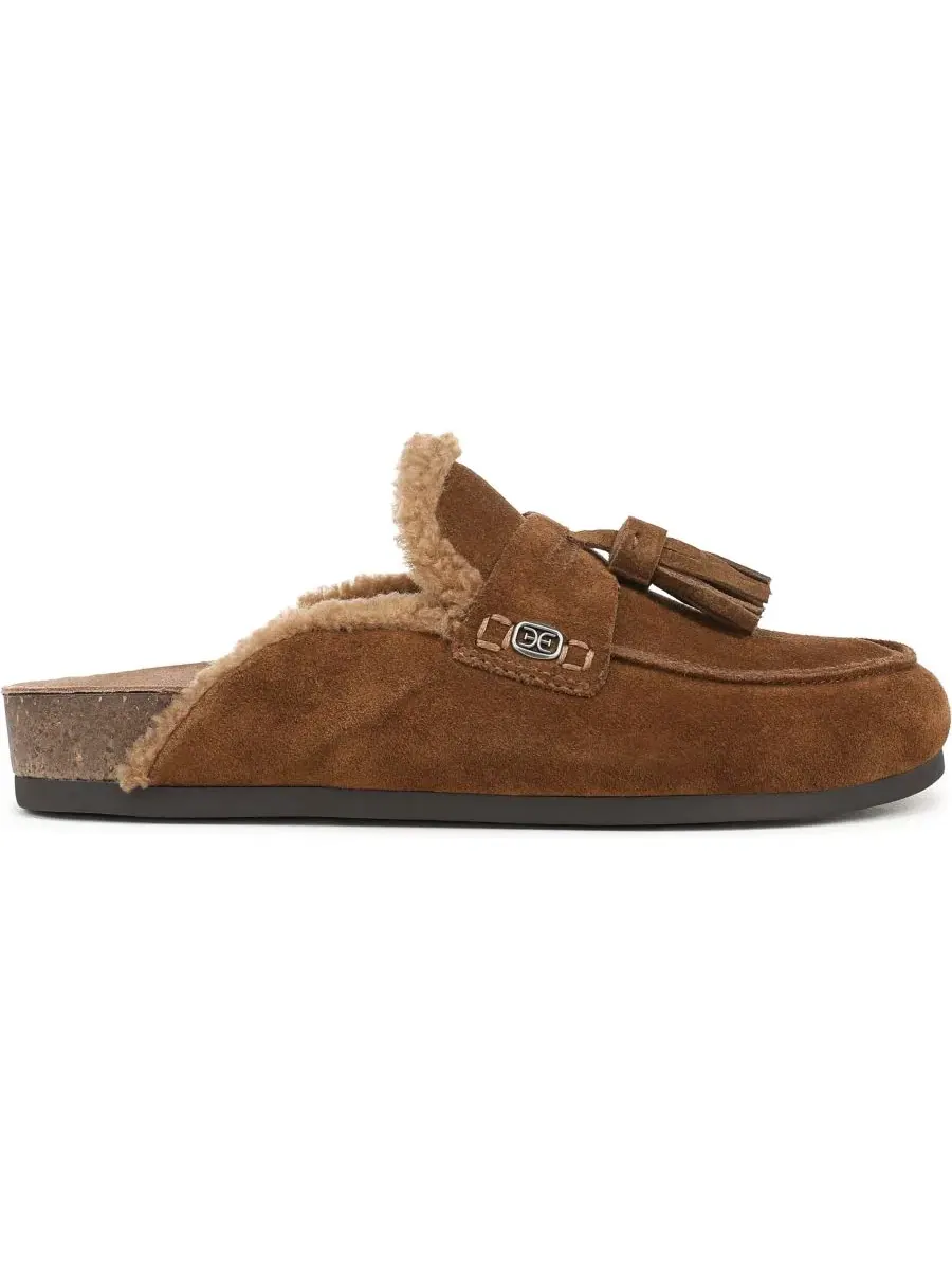 Балетки с закрытым носком и плоской подошвой Astrid Cozy Sam Edelman, Warm Nutmeg Suede — изображение 2 из 5