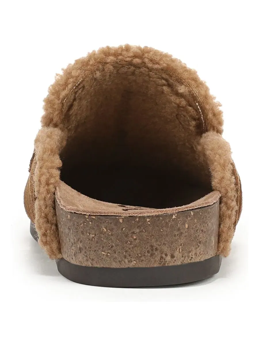 Балетки с закрытым носком и плоской подошвой Astrid Cozy Sam Edelman, Warm Nutmeg Suede — изображение 3 из 5
