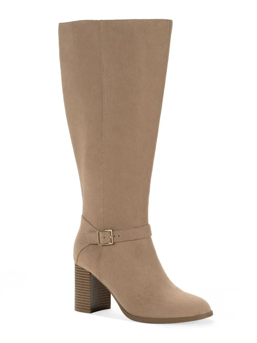 Женские сапоги-ботфорты Ruthh с пряжками Style & Co, Taupe Wide Calf — изображение 1 из 6
