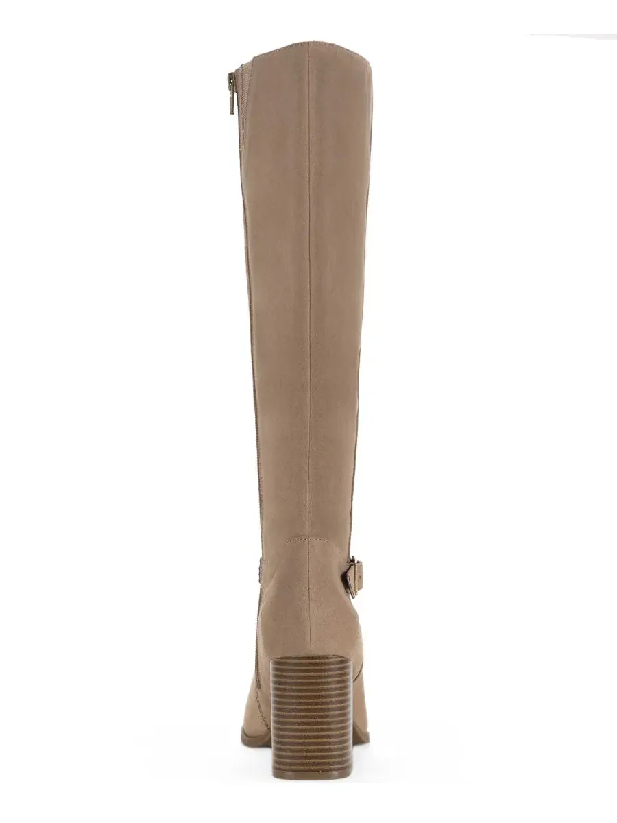 Женские сапоги-ботфорты Ruthh с пряжками Style & Co, Taupe Wide Calf — изображение 3 из 6