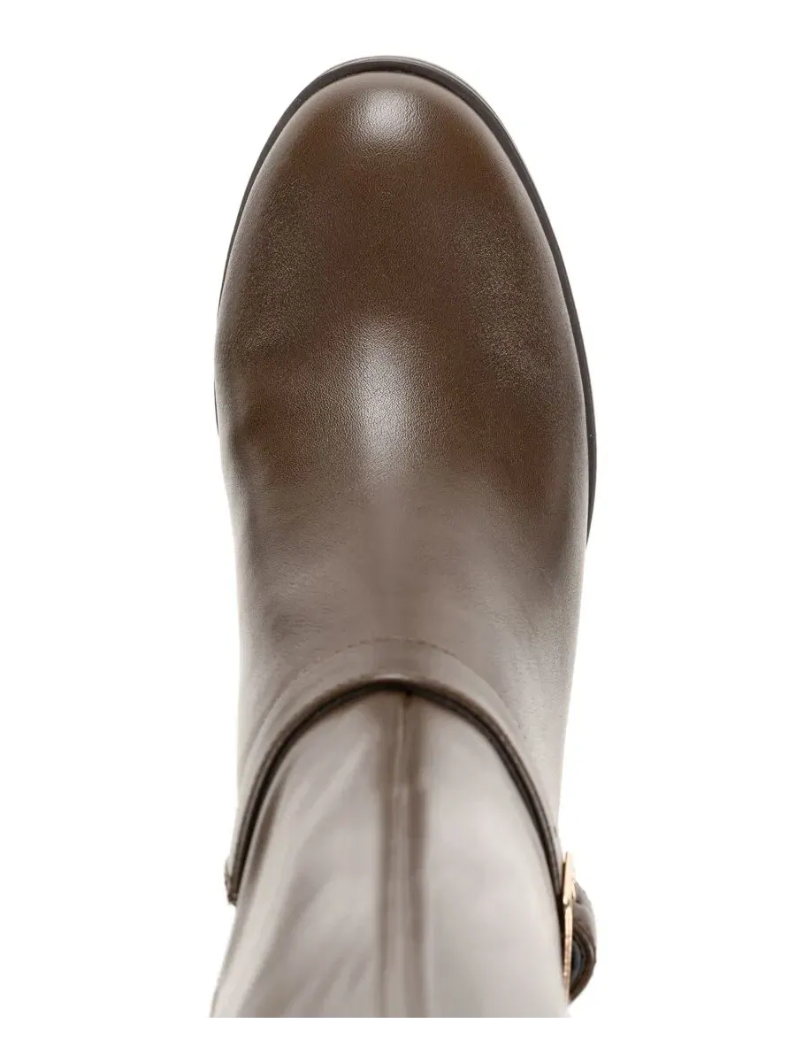 Женские сапоги-ботильоны Ruthh Round Toe Buckle Detail Dress Boots Style & Co, Dark Roast Wide Calf — изображение 4 из 6