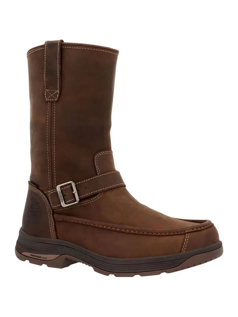 Мужские водонепроницаемые резиновые сапоги Athens SuperLyte Wellington без шнурков Georgia Boot