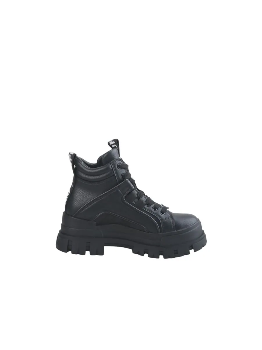 Ботильоны Aspha NC Mid Flat Buffalo Boots — изображение 4 из 5, черный