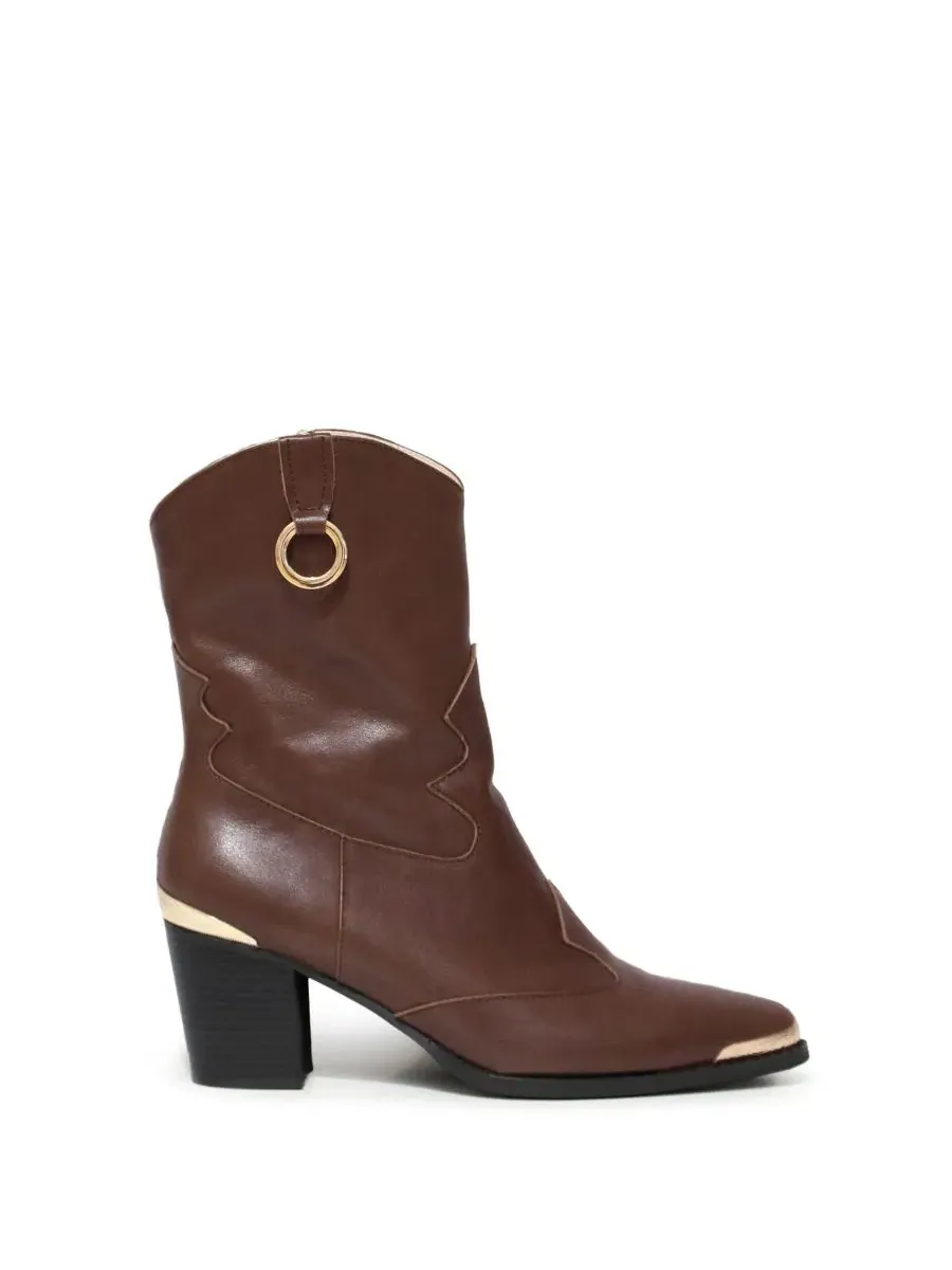 Женский ковбойский сапог Dallas Western Boot Belle & Bloom — изображение 5 из 5, шоколад