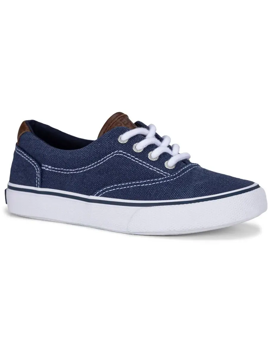 Кеды с хлопковыми шнурками и скрытой резинкой CVO Striper II Sperry