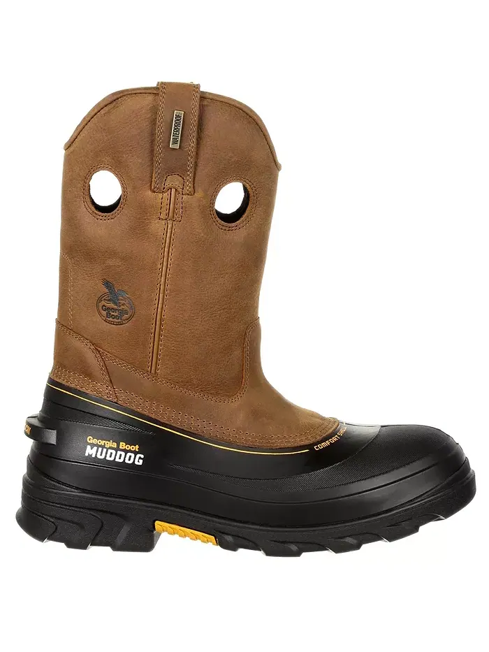 Мужские рабочие водонепроницаемые сапоги Muddog Composite Toe Georgia Boot