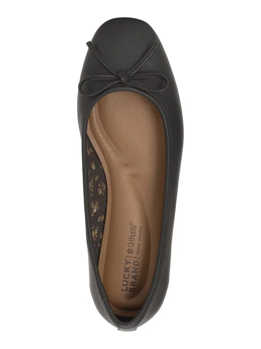 Женские балетки Tinnia Bow Lucky Brand — изображение 4 из 5, черный