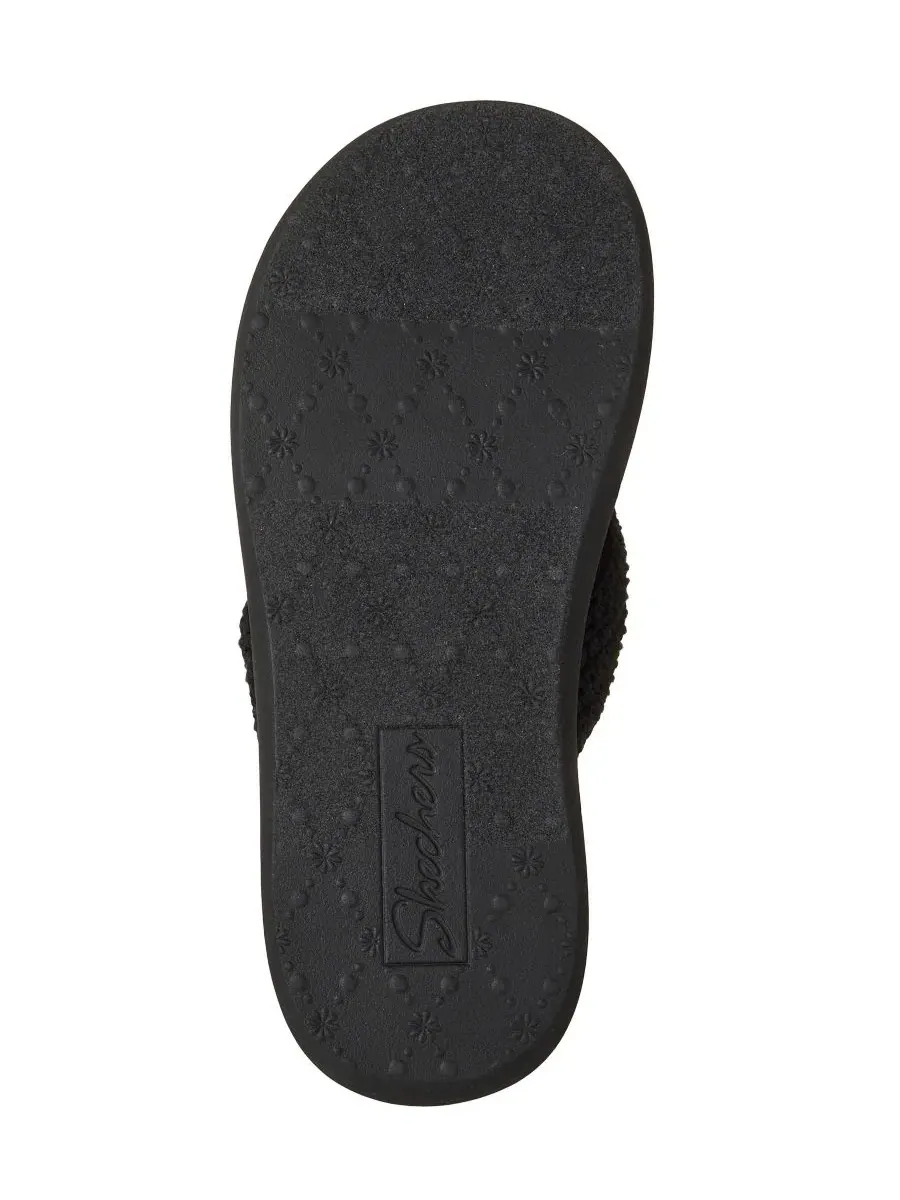 Сандалии-шлепанцы Skechers Relaxed Fit Asana Luxe Valley Chic 2 — изображение 6 из 6, черный