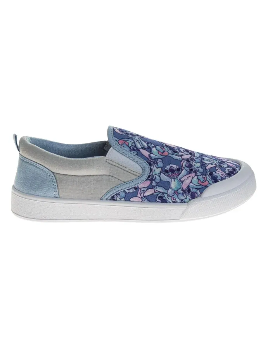 Кеды женские slip-on с принтом Stitch Disney — изображение 2 из 11, синий
