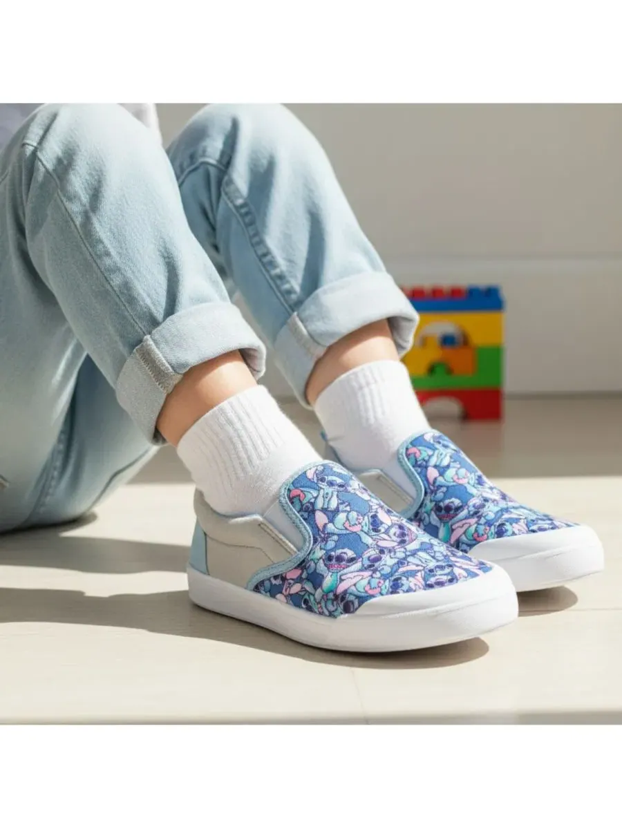 Кеды женские slip-on с принтом Stitch Disney — изображение 11 из 11, синий