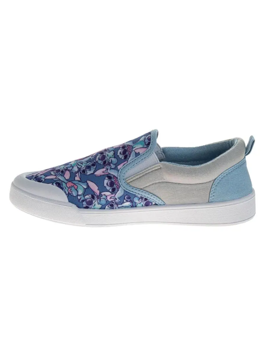 Кеды женские slip-on с принтом Stitch Disney — изображение 4 из 11, синий